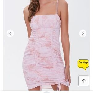 Ruched Bodycon Mini Dress. Never worn. Size M.